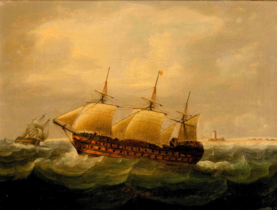 Thomas Buttersworth - The wreck of the HMS St. George, Norway, 1811 NYR 2014
