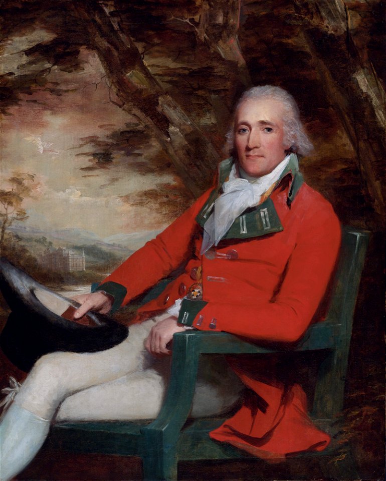 Thomas Carmichael, 5th Earl of Hyndford, by Henry Raeburn