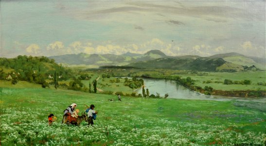 Hans Thoma Der Rhein bei Säckingen