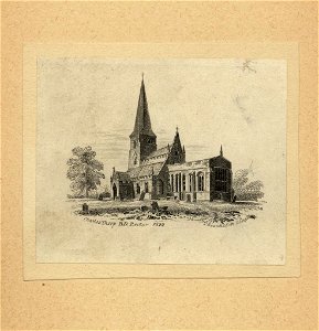 Thomas Bewick Bookplate - Charles Thorp BD Rector