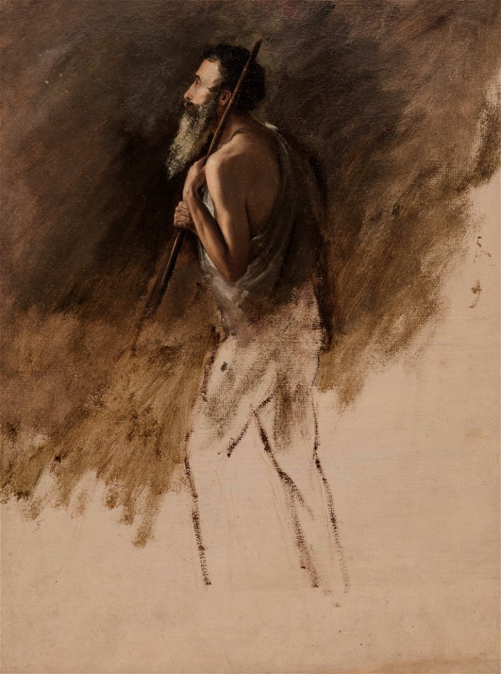Thomas Cole - Study for Standing Shepherd - 39.576 - Detroit Institute of Arts