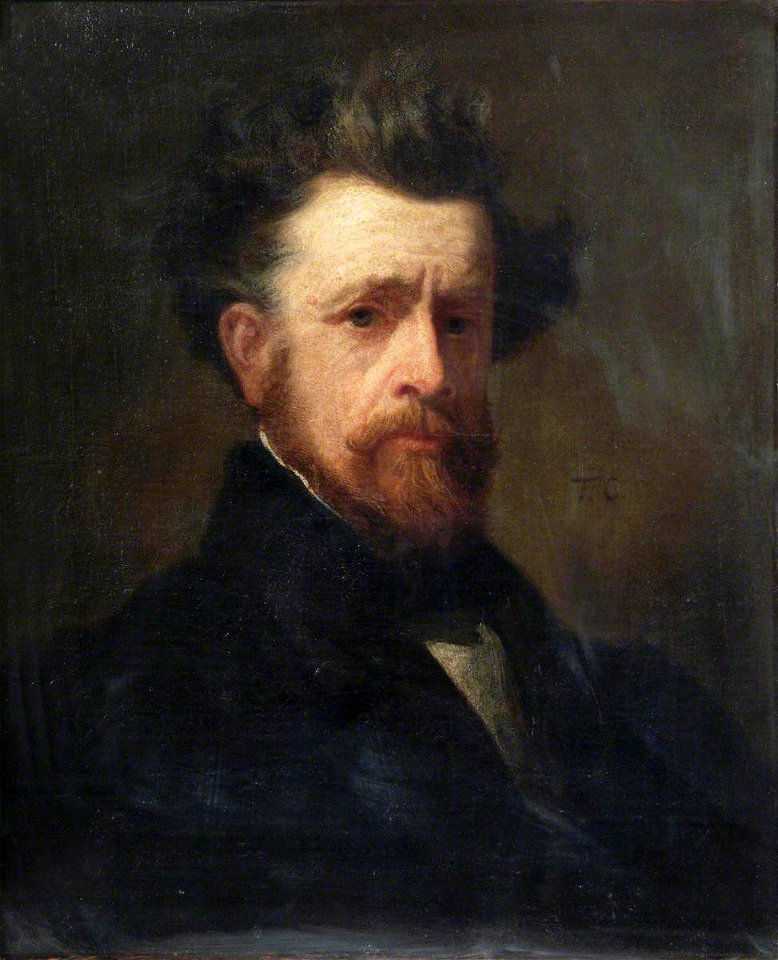 Thomas Couture (1815-1879) - A Portrait - BrO29 - William Morris Gallery