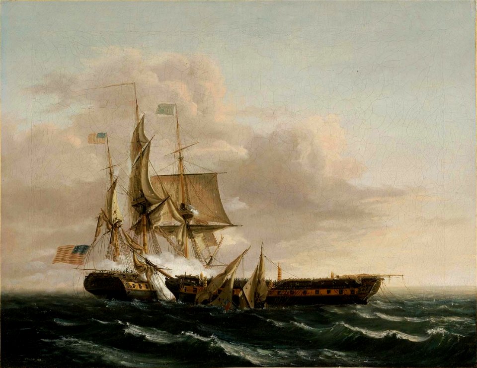 Thomas Birch - Engagement Between the Constitution and the Guerrière