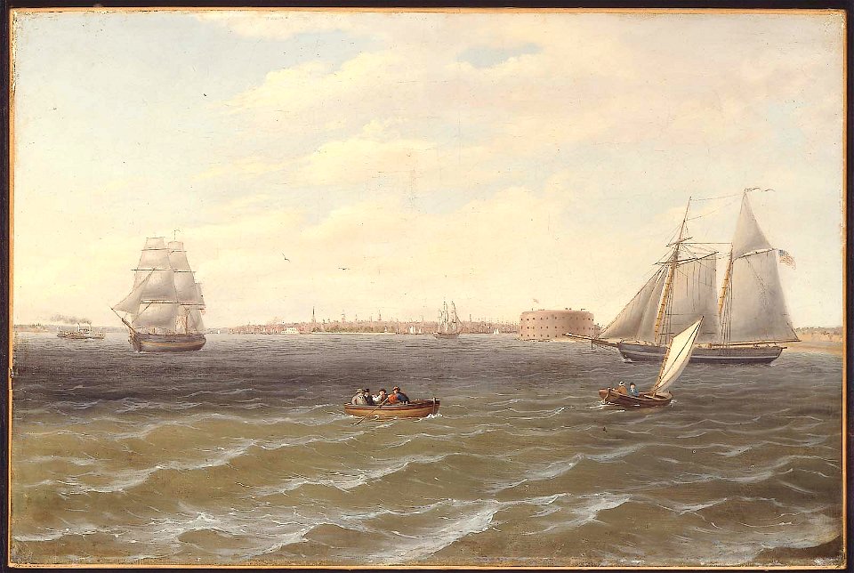 Thomas Birch - New York Harbor - 47.1181 - Museum of Fine Arts
