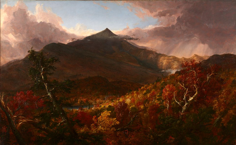 Thomas Cole - View of Schroon Mountain, Essex County, New York, After a Storm - 1335.1917 - Cleveland Museum of Art