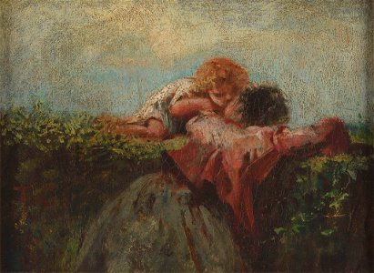 Thomas Couture - Mother and Child - 20.069 - Rhode Island School of Design Museum