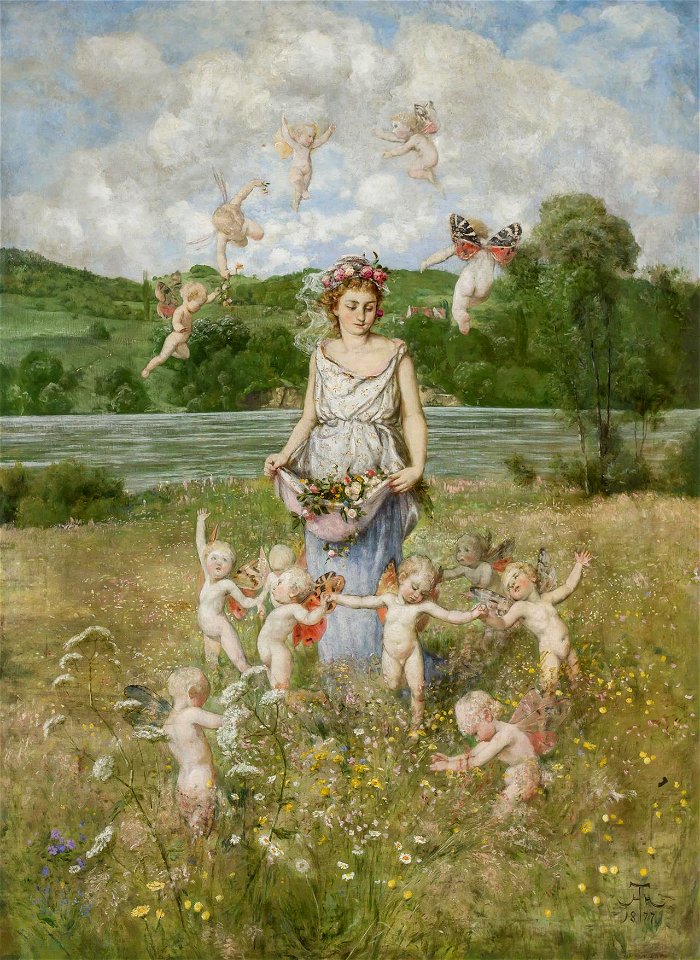 Spring by Hans Thoma