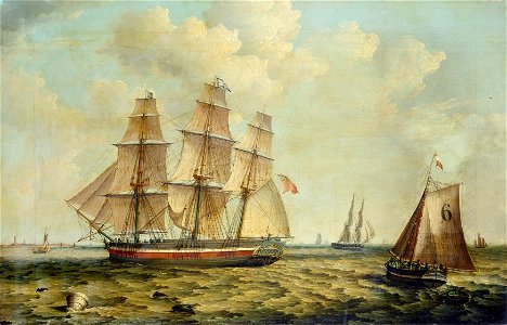 Thomas A. Binks - The Three-Masted Barque 'Halcyon' of Hull (1832)