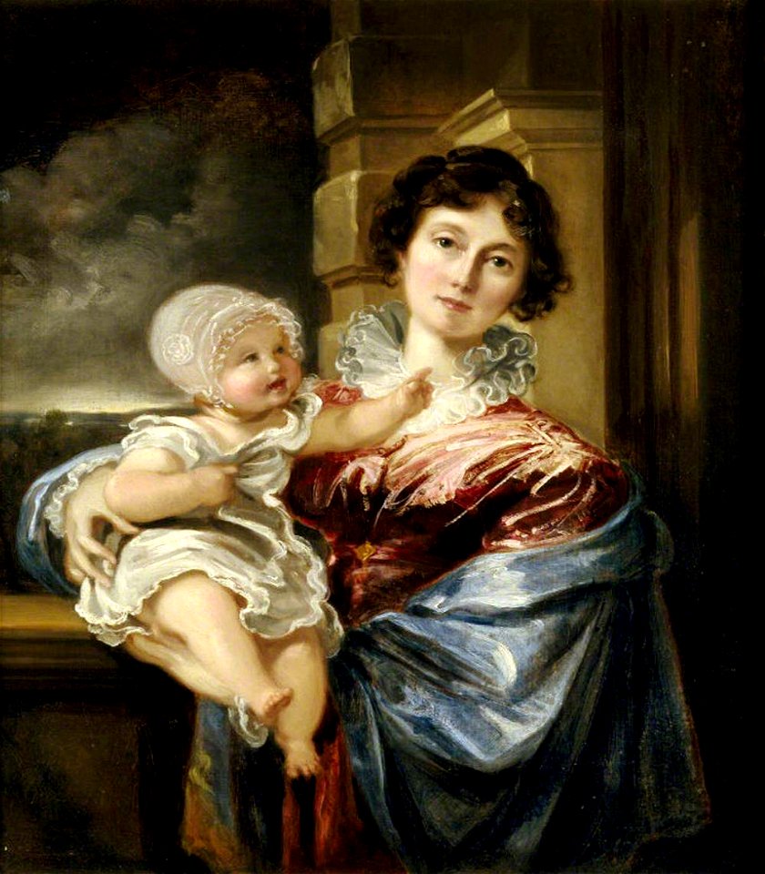 Thomas Barker (1769-1847) - Sarah Smith, Lady Elton (1782–1830), and Her Son Edmund William Elton (1822–1859) - 624144 - National Trust