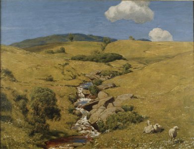Hans Thoma - Landschaft im Schwarzwald (1893)
