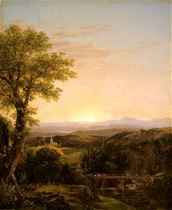 Thomas Cole - New England Scenery - 1900.558 - Art Institute of Chicago