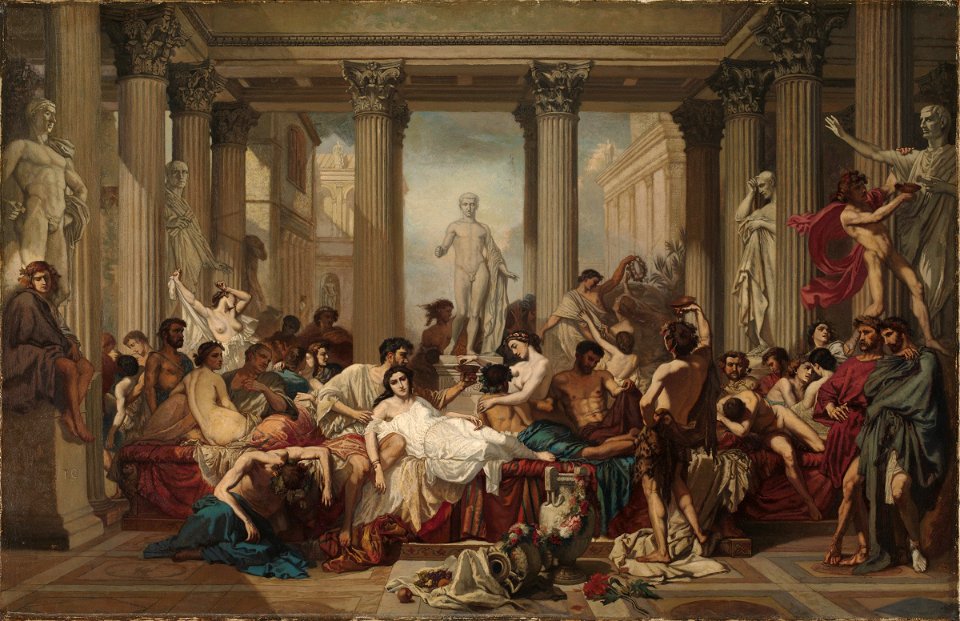 Thomas Couture - Romans of the Decadence - 1943.224 - Fogg Museum