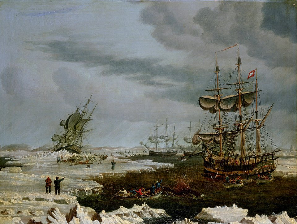 Thomas A. Binks - Hull Whalers in the Arctic (1822)