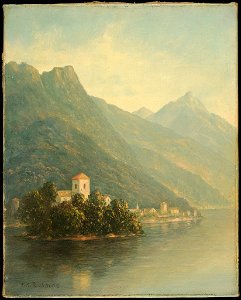 Thomas Addison Richards - Lake in the Mountains - 1895.683 - Fogg Museum