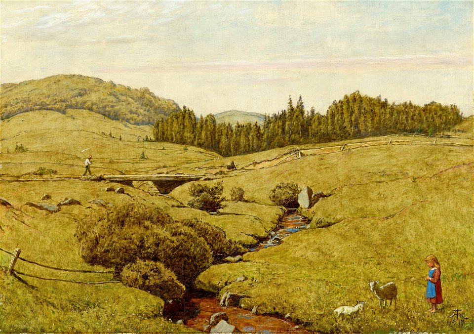 Hans Thoma - Schwarzwaldlandschaft (1917)