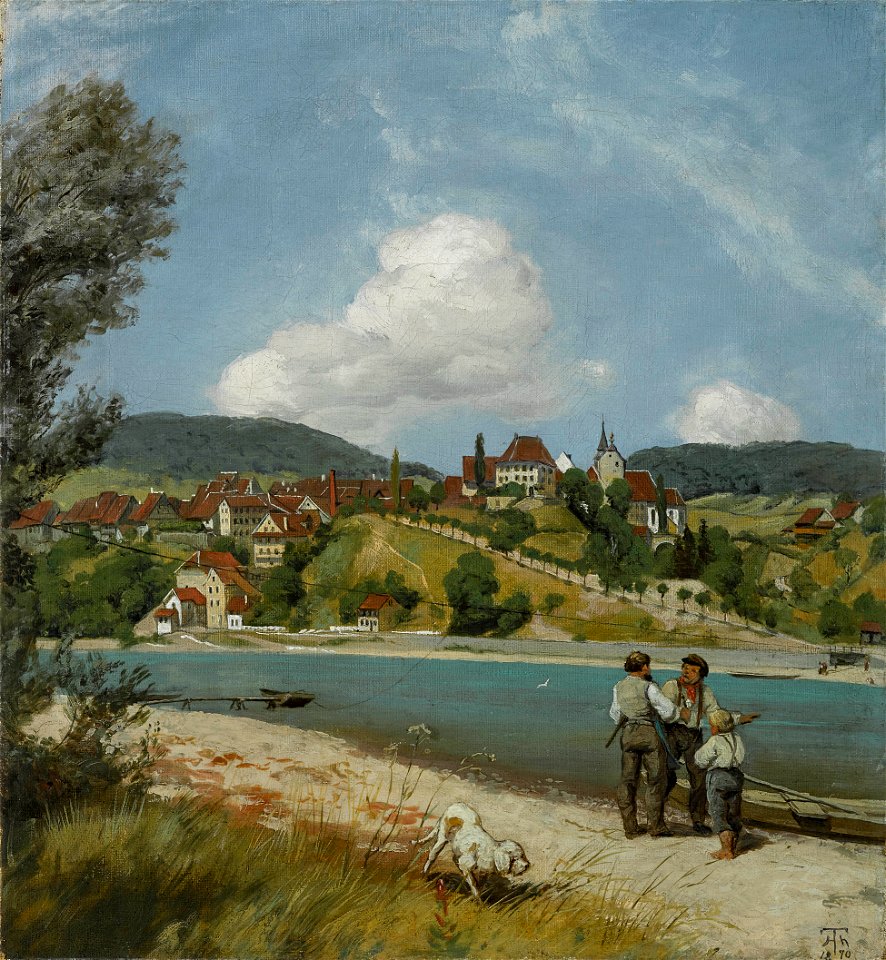 Hans Thoma - Waldshut (1870)