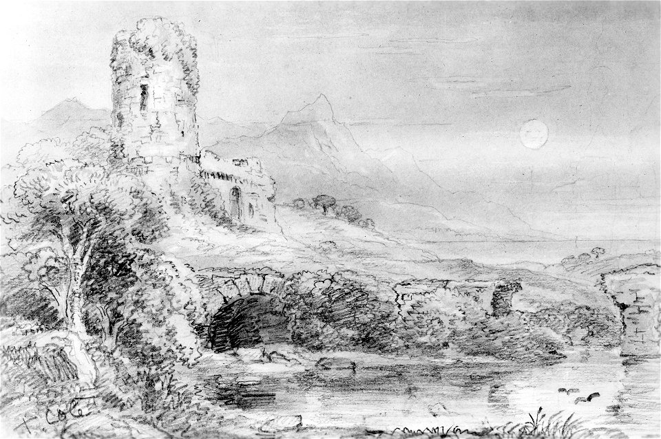 Thomas Cole - Italian Landscape - Walters 371578