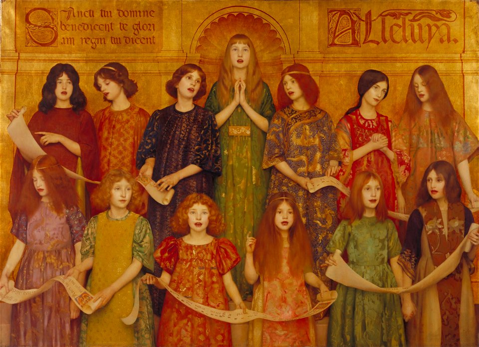 Thomas Cooper Gotch - Alleluia - Google Art Project