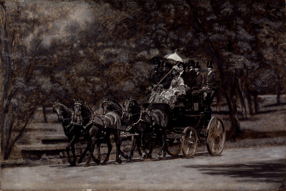 Thomas Eakins - The Fairman Rogers Four-In-Hand (A May Morning in... - 92-1954 - Saint Louis Art Museum