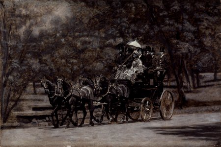 Thomas Eakins - The Fairman Rogers Four-In-Hand (A May Morning in... - 92-1954 - Saint Louis Art Museum