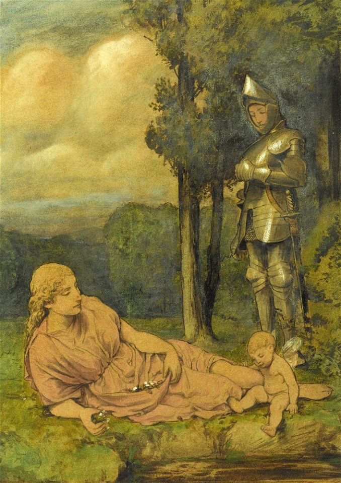 Hans Thoma Ritter und Flora