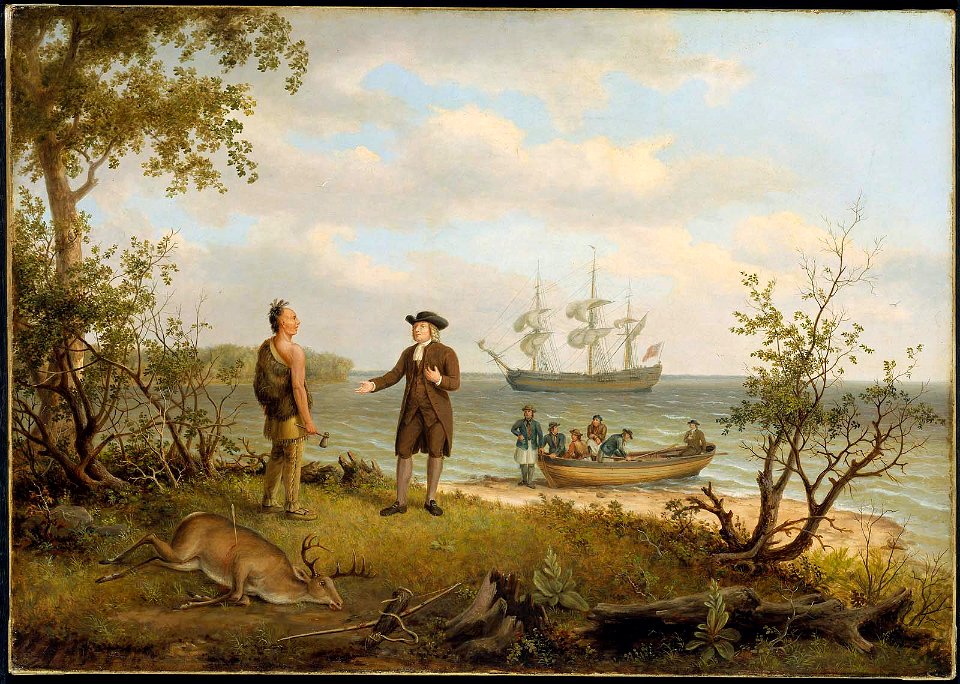 Thomas Birch - The Landing of William Penn - 47.1179 - Museum of Fine Arts
