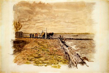 Thomas Eakins Drawing the Seine
