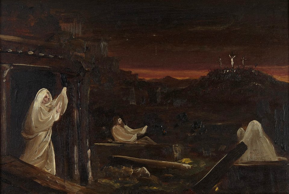Thomas Cole - Dead Rising from Tombs - y1943-110 - Princeton University Art Museum