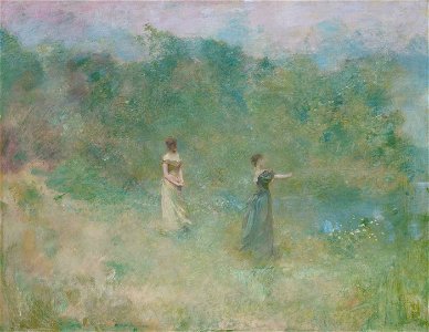 Thomas Dewing Summer original Smithsonian. Free illustration for personal and commercial use.
