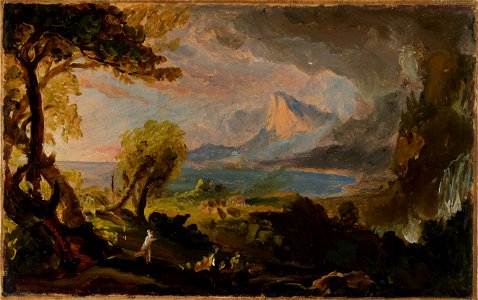 Thomas Cole - The Course of Empire–The Savage State - y1941-51 - Princeton University Art Museum