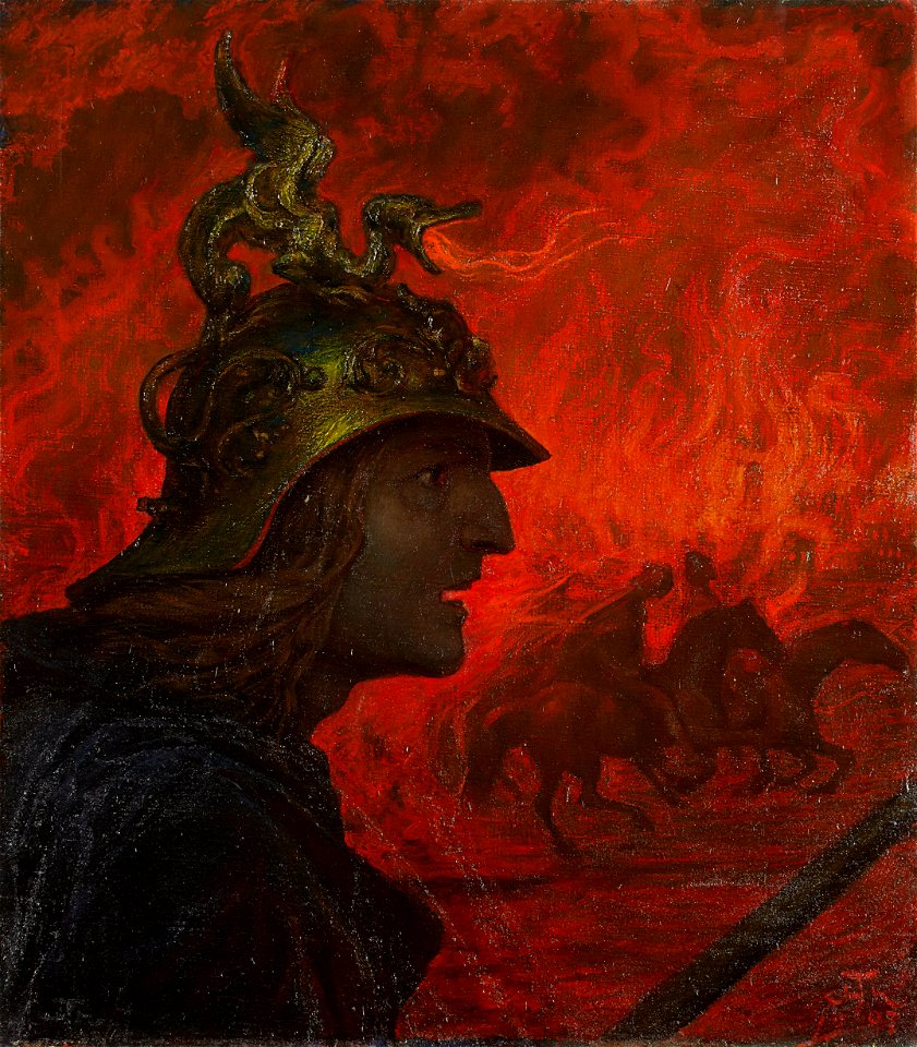 Hans Thoma - Der Krieg (1907, Städel)