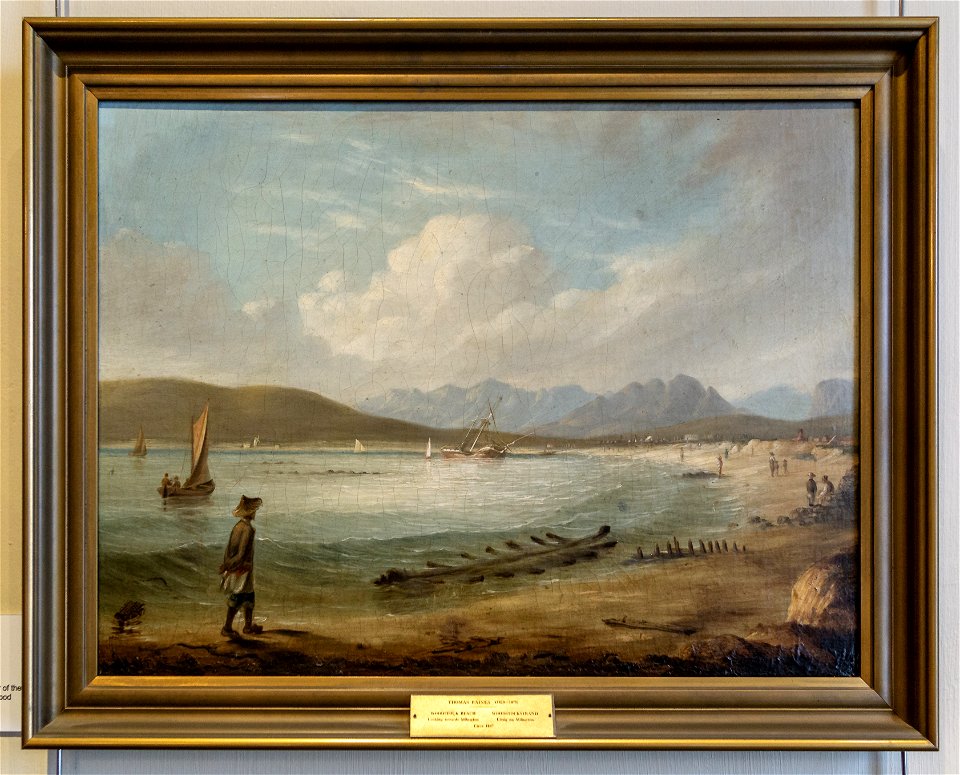 Thomas Baines-Woodstock beach looking toward Milnerton-0643