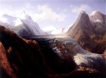 Thomas Ender - The Grossglockner with the Pasterze Glacier - WGA07516
