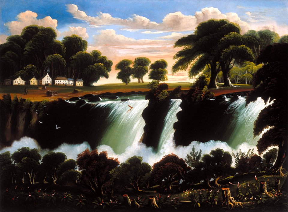 Thomas Chambers - Genesee Falls, Rochester - 1946-2 - Albright–Knox Art Gallery