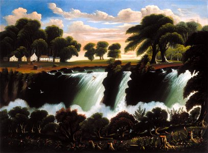 Thomas Chambers - Genesee Falls, Rochester - 1946-2 - Albright–Knox Art Gallery