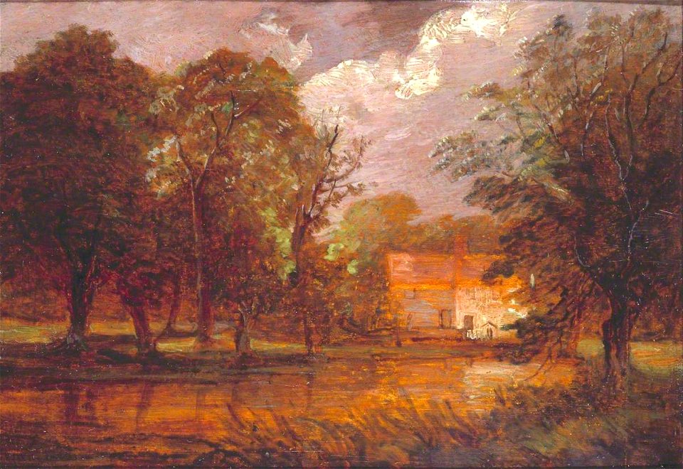 Thomas Churchyard (1798-1865) - A House by a River - T03619 - Tate