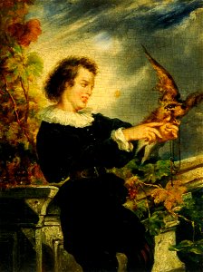 Thomas Couture (1815-1879) (after) - Boy with a Falcon - VIS.286 - Sheffield Galleries and Museums Trust