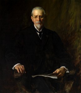 Thomas E. Kirby by William Merritt Chase, c. 1900, oil on canvas, from the National Portrait Gallery