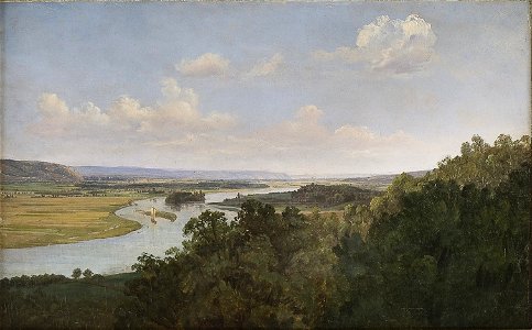 Thomas Fearnley - Utsyn over Elben