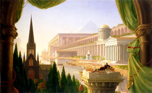 Thomas Cole - Architect’s Dream - Google Art Project. Free illustration for personal and commercial use.