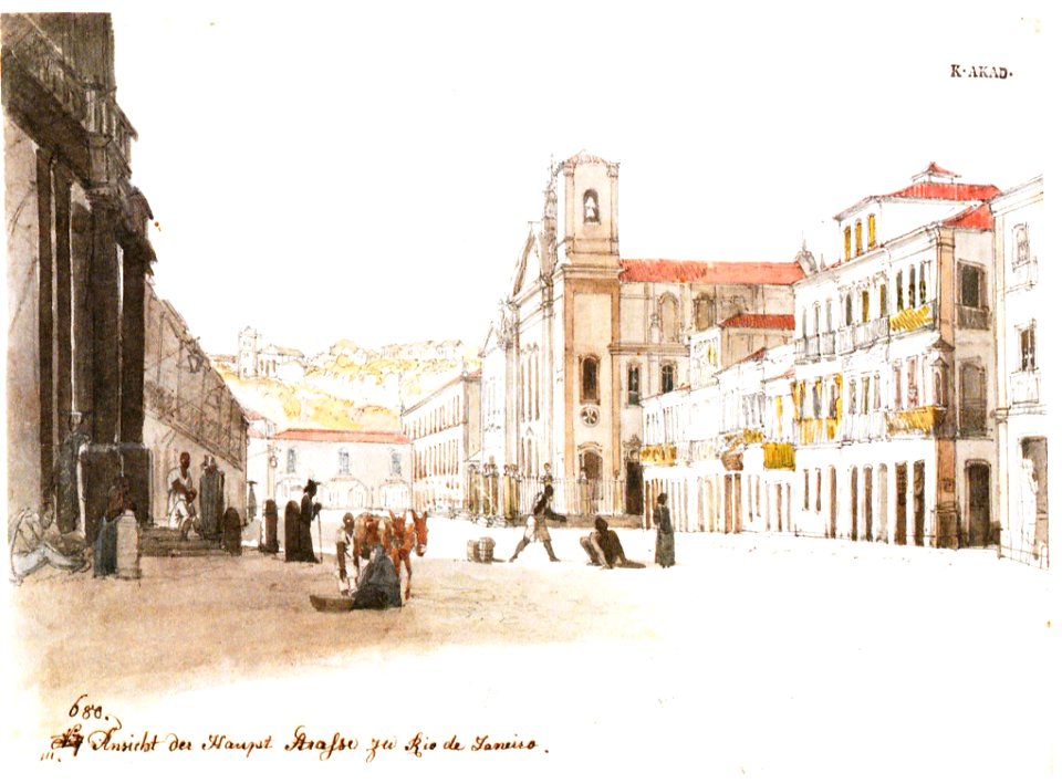 Thomas Ender Rio de Janeiro Hauptstraße 1817