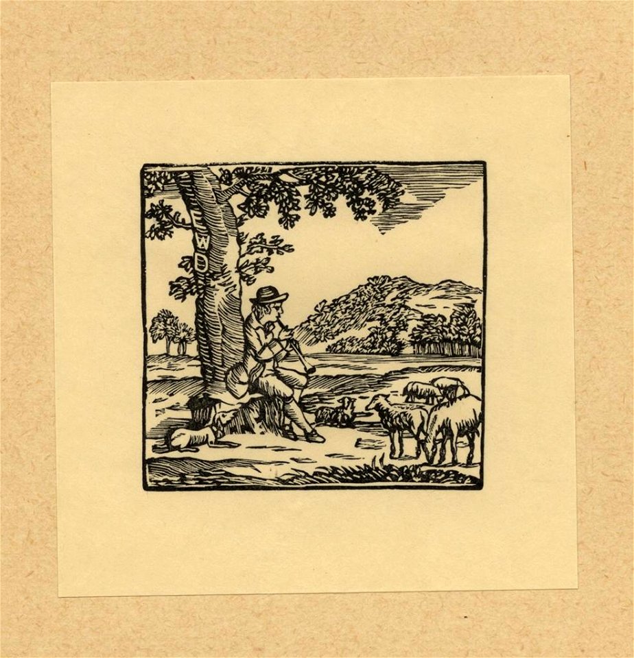 Thomas Bewick Bookplate-EWD