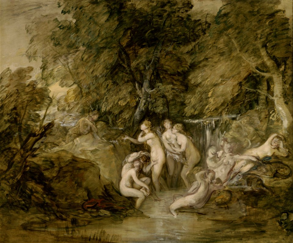 Thomas Gainsborough (1727-88) - Diana and Actaeon - RCIN 405077 - Royal Collection