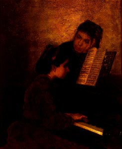 Thomas Eakins - At the Piano (c.1871)