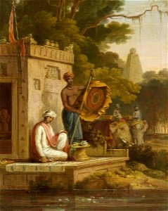 Thomas Daniell (1749-1840) - Puja Performed at a Temple of Shiva - 732154 - National Trust