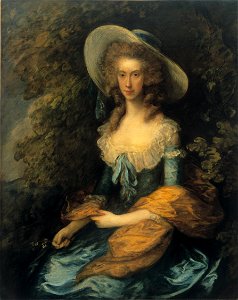 Thomas Gainsborough - Portrait of Miss Evans - 1945-2.3 - Albright–Knox Art Gallery