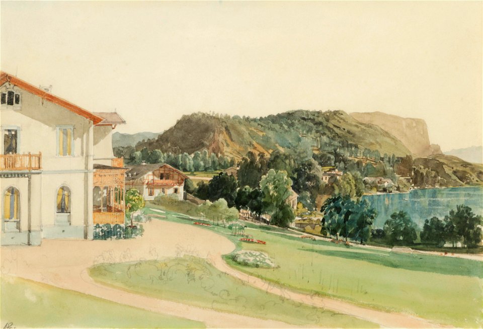 Thomas Ender - Vila Rittmayer na Blejskem jezeru