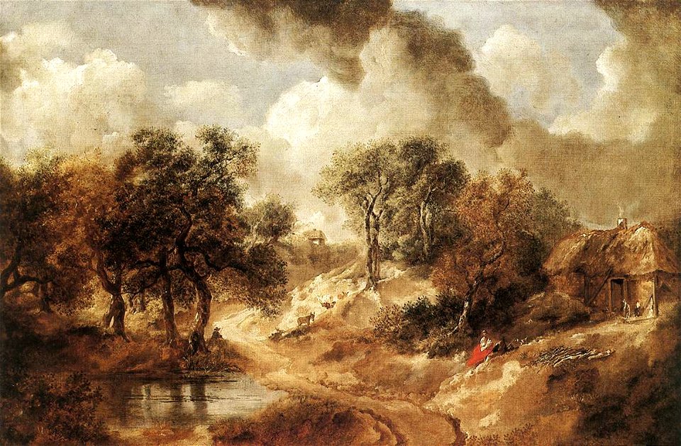 Thomas Gainsborough - Landscape in Suffolk - WGA8402