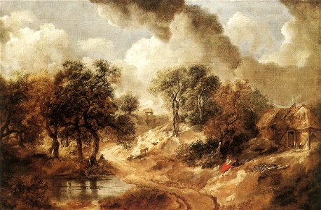 Thomas Gainsborough - Landscape in Suffolk - WGA8402