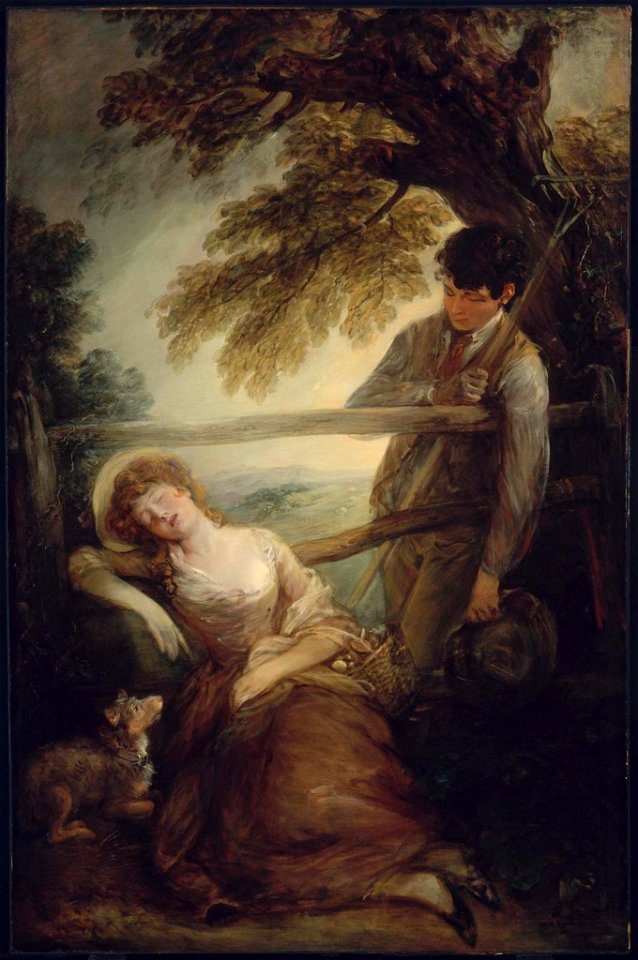 Thomas Gainsborough - Haymaker and Sleeping Girl - 53.2553 - Museum of Fine Arts